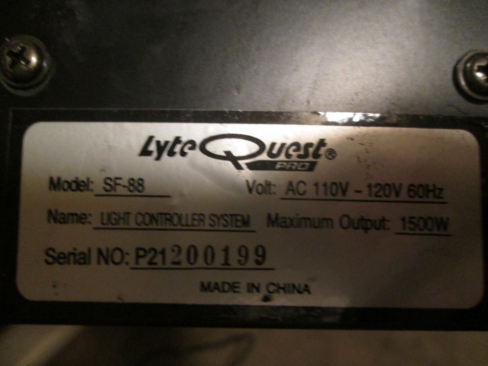 Lyte Quest SF-88 Light Controller 8 Channel