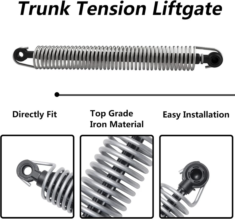 Rear Trunk Lid Tension Spring Tailgate Return Spring Support | For BMW 5 Series