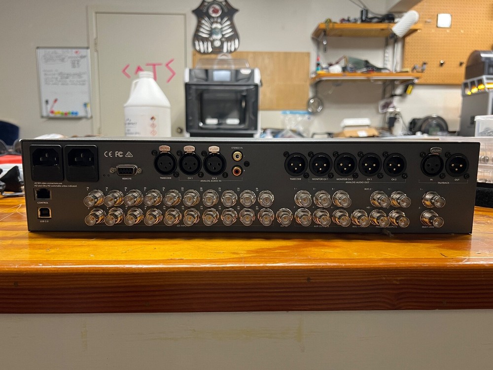 Black Magic ME4 Broadcast Studio 4K switcher