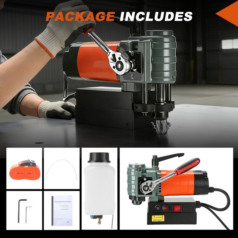 Magnetic Drill Press 1300W Low Profile Mag Drill Portable Core Low Profile