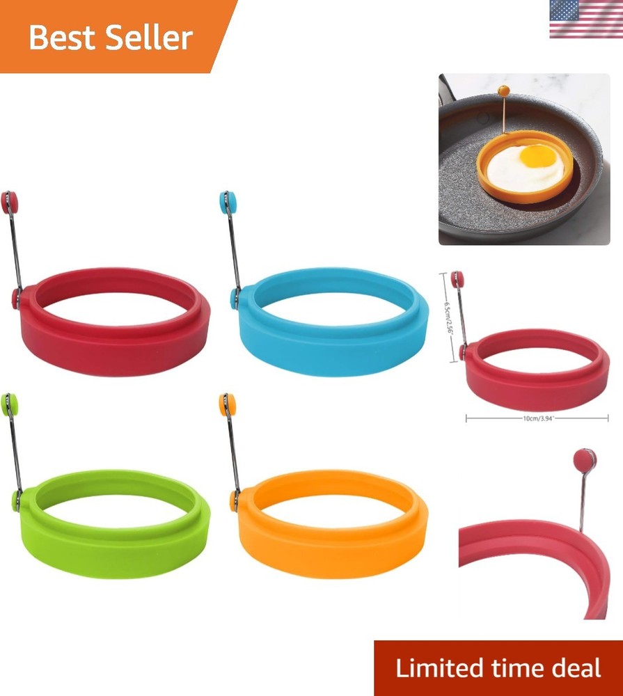 Food Grade Silicone Egg Ring Set