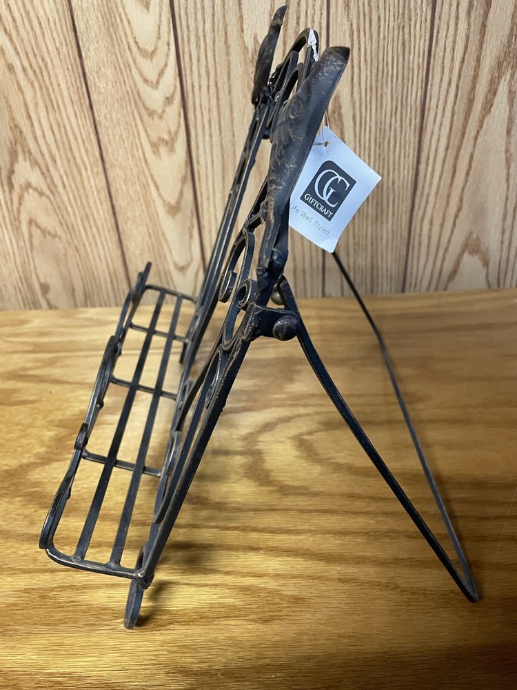 Metal Bird's Cookbook Stand