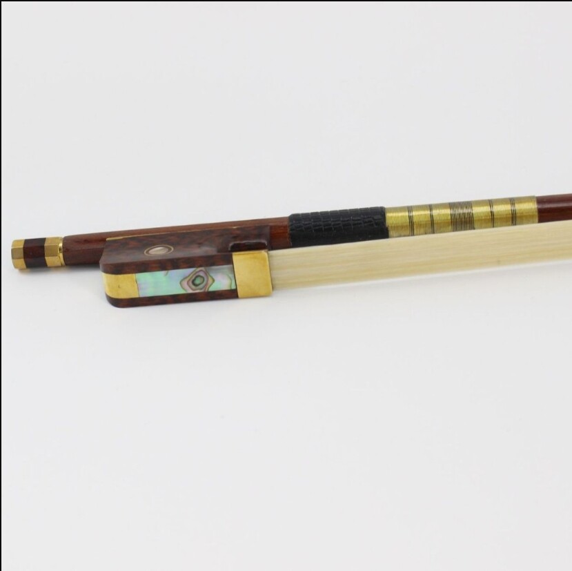 4/4 Size Advanced Pernambuco performance Violin Bow Snakewood Frog