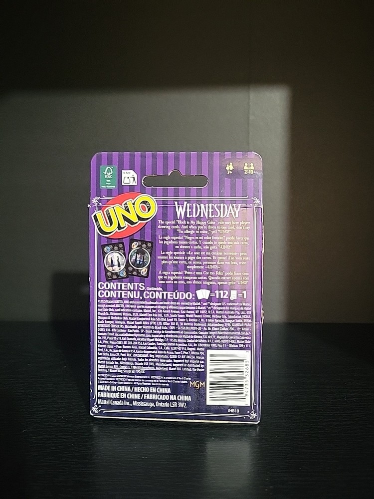 Mattel Games - UNO: Wednesday