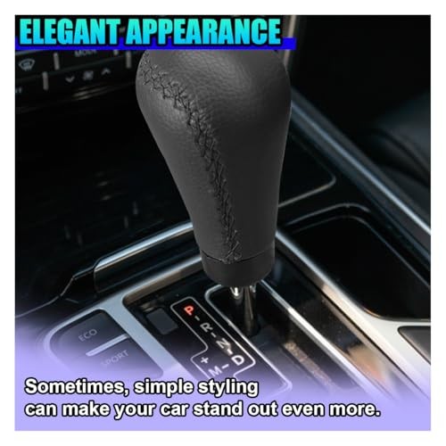 ZIMISI 5 Speed Shifter Knobs, Manual Transmission Shifting Stick Handle, Black