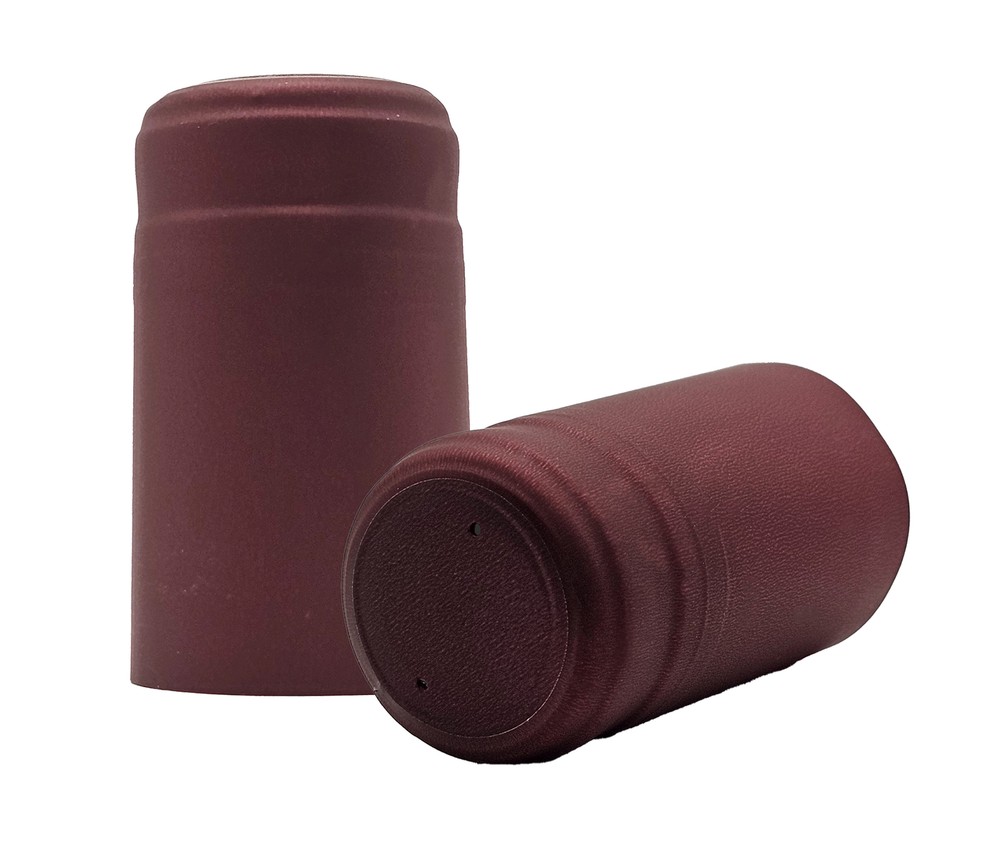 Burgundy PVC Wine Shrink Capsules 30 count