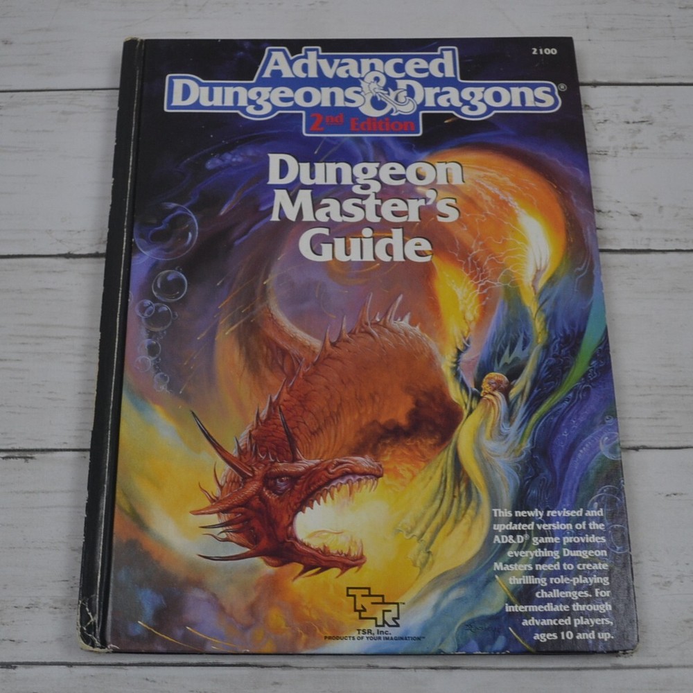 Advanced Dungeons & Dragons Dungeon Master's Guide 2nd Edition TSR 1989