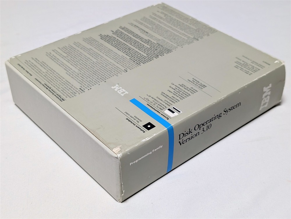 IBM Disk Operating System Version 3.10 1985: Vintage Software