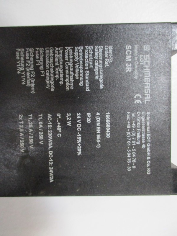 SCHMERSAL SCM3R UNMP