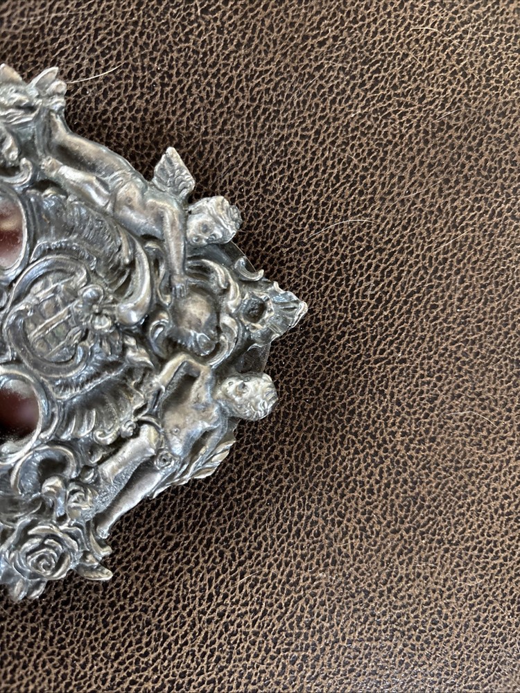 Victorian Mirror Antique Cherub