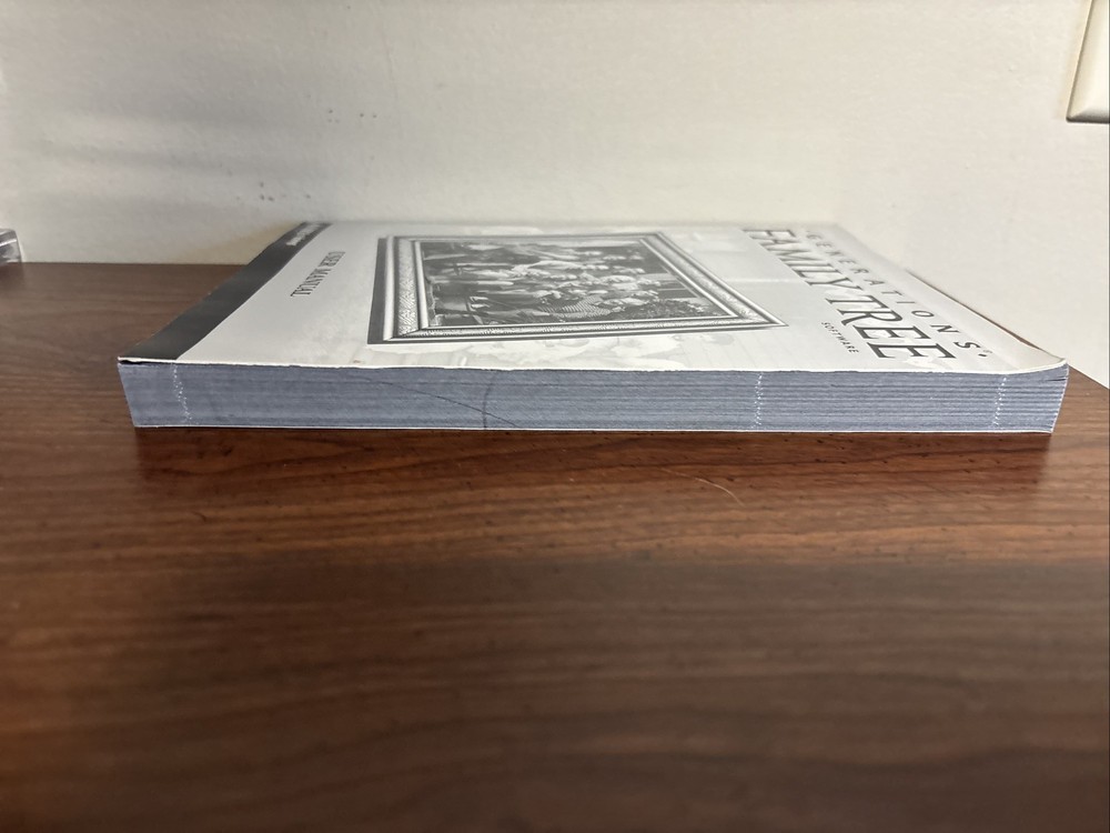 GENERATIONS FAMILY TREE Software MANUAL (2000 Paperback Book)