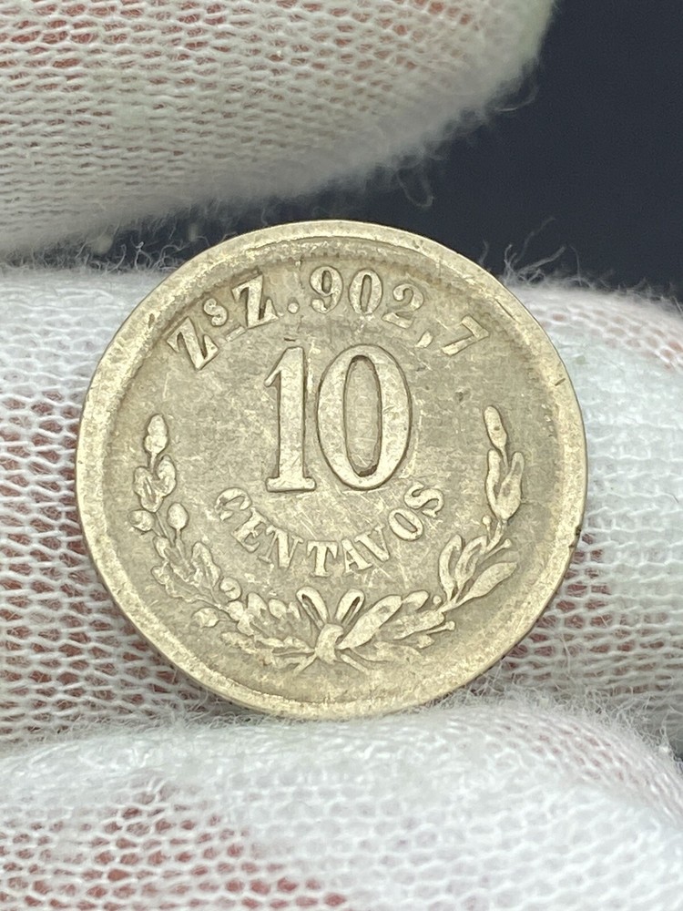1893 Mexico 10 Centavos