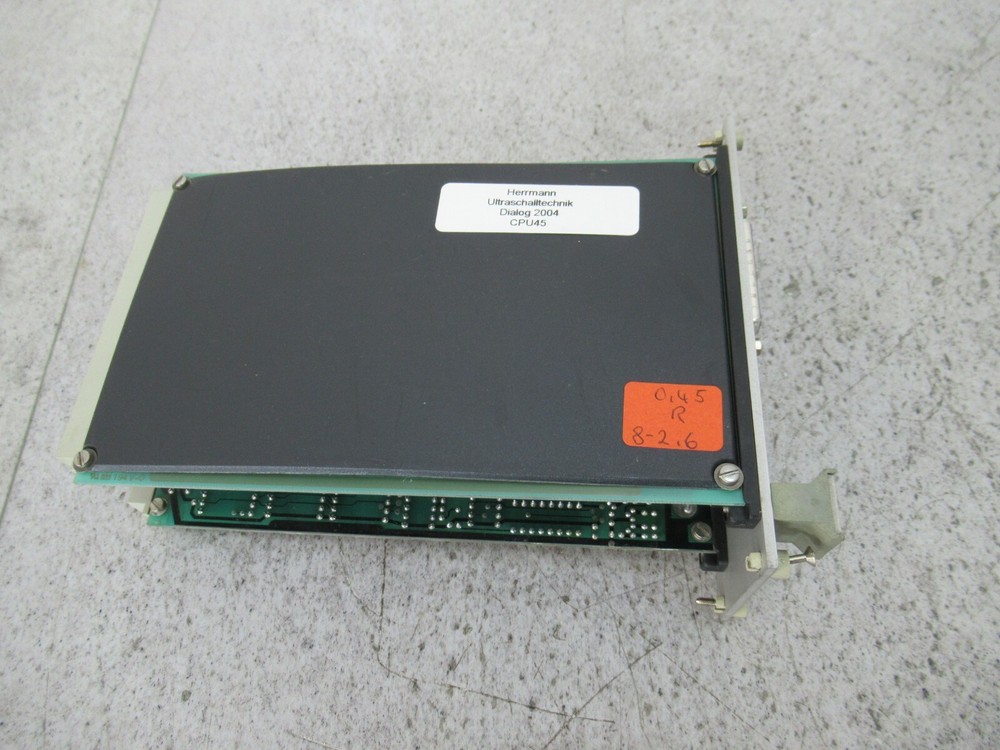 Herrmann Ultrasonic Technology CPU45 Dialog 2004 Janich Class CPU5 82015530232