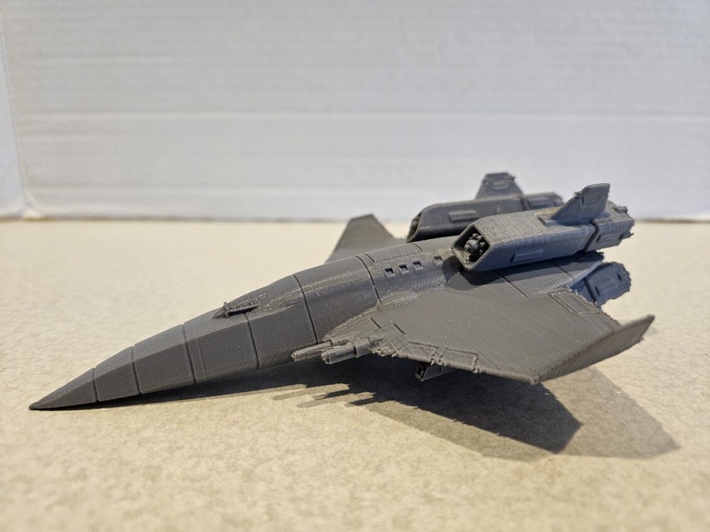 3d Printed 6in Grey Centurion Wing Commander WC Space Ship