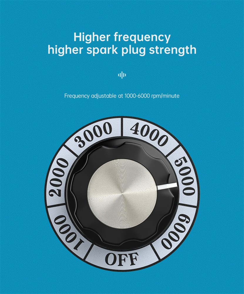 Car Spark Plug Tester Ignition Plug Analyzer Diagnostic Tool Dual Hole ELH