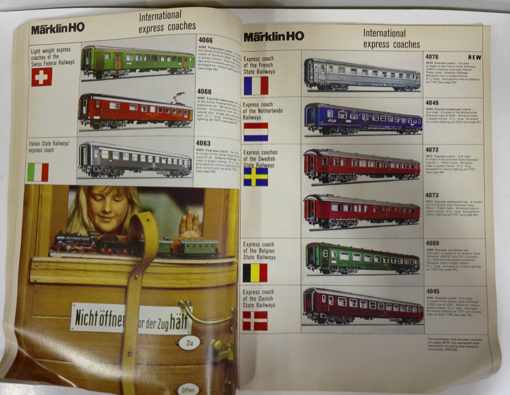 Vintage Marklin 1973 Catalog