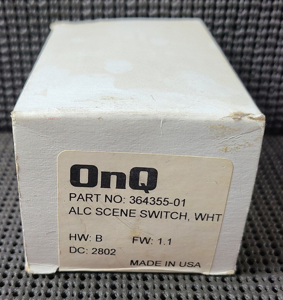 OnQ 364355-01 CLASS 2 SCENE SWITCH MODULE WHITE