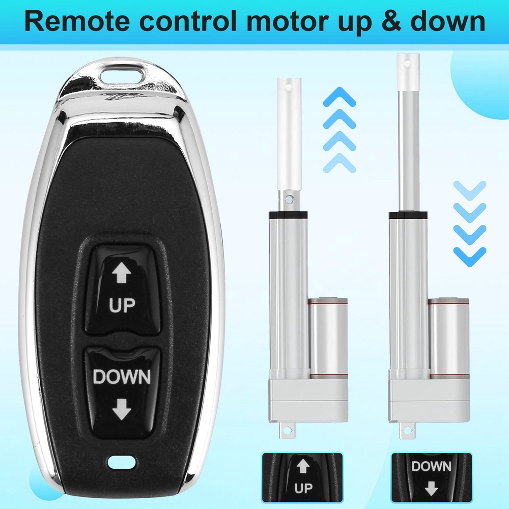 12V Dc Motor Linear Actuator Remote Control Dpdt Forward Reverse6499