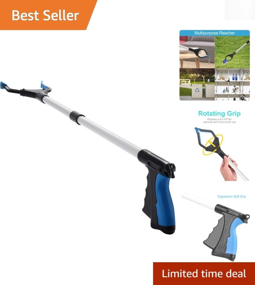 Compact and Lightweight 32-Inch Grabber Tool - Mobility Aid for Everyday Tasks