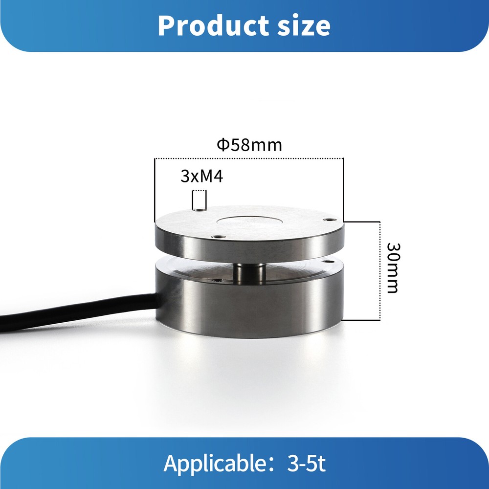 Load Cell Sensor with Indicator Display Alarm Value Relay Outputs Unit:G KG T KN