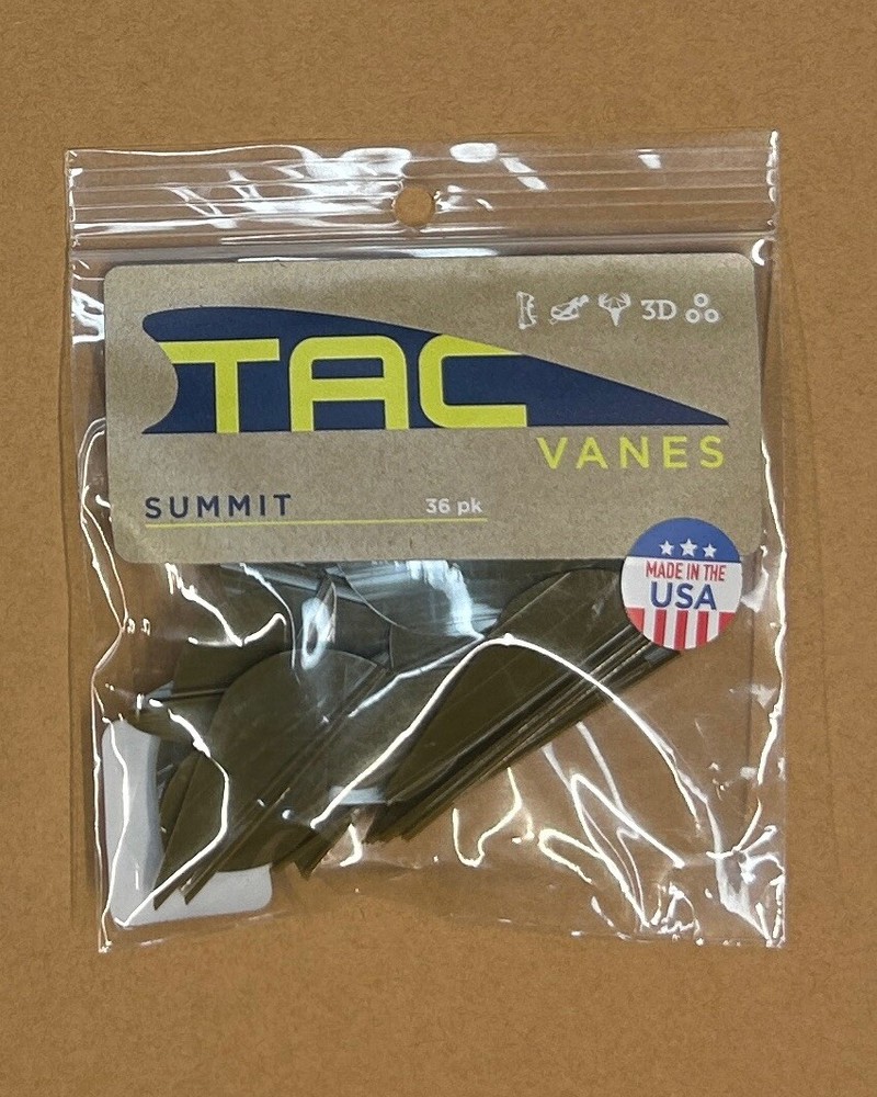 TAC Summit Vanes - OD Green - 36 pack