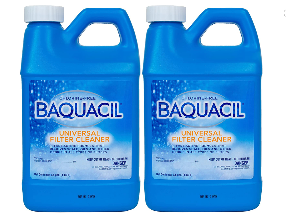 Baquacil Universal Filter Cleaner (Half Gallon) 2 Pack