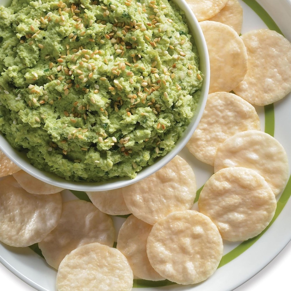 Enjoy Versatile Simply Salt Rice Crackers 3.5 oz - Perfect for Dips & Snacks