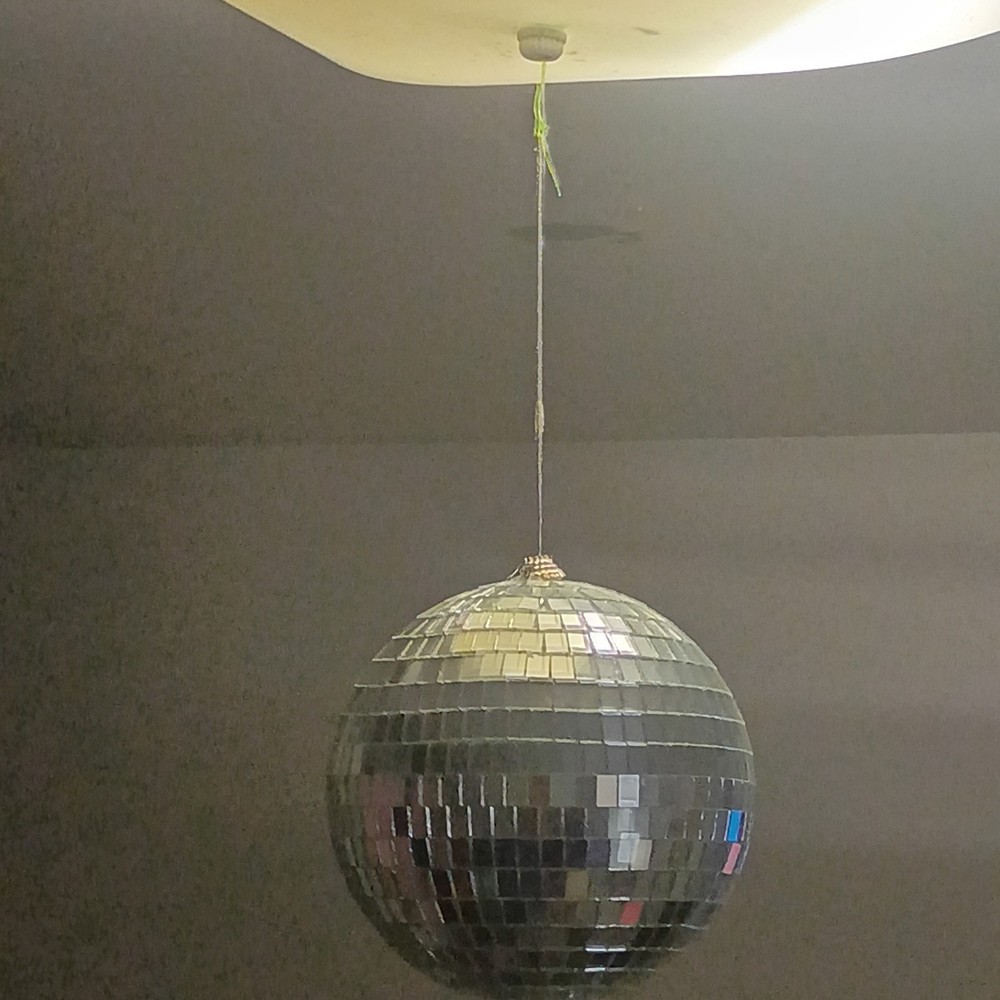 Silver Mirror Ball DJ Lighting Effect