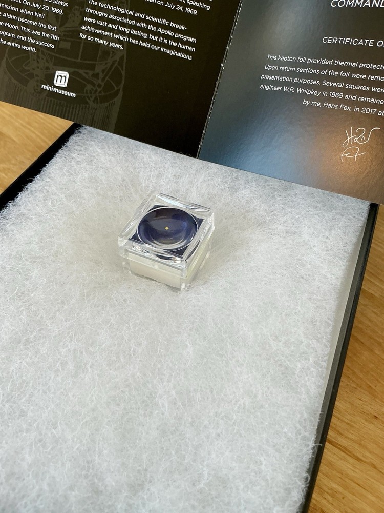 Apollo 11 Command Module Foil - Mission-Flown Material