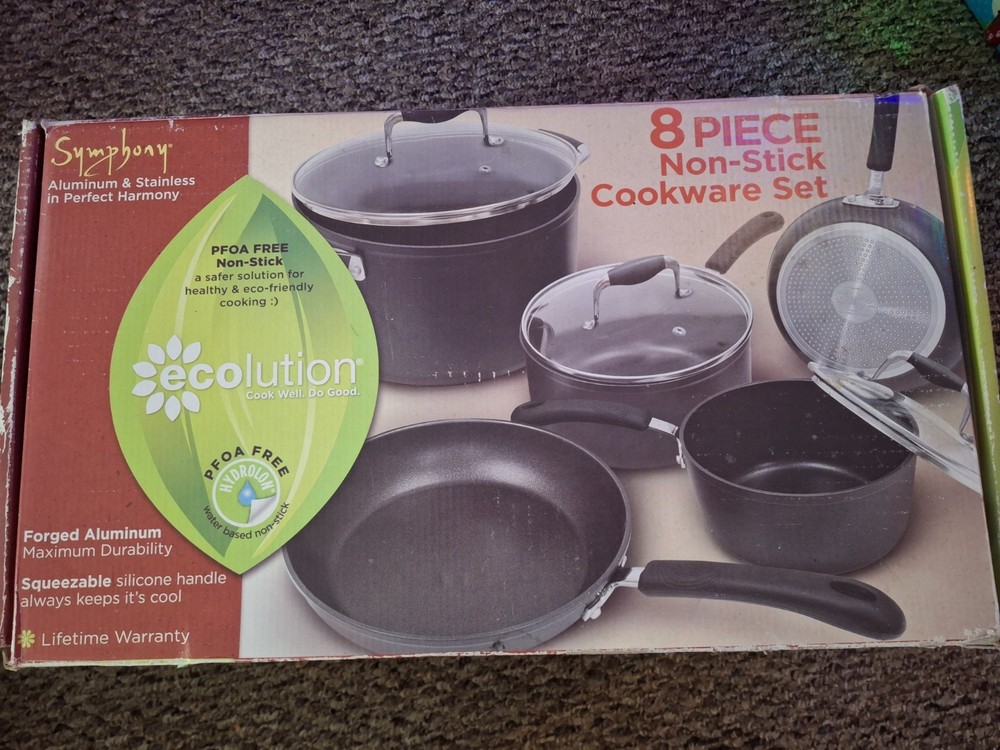 Ecolution 8 Piece Nonstick Cookware Set
