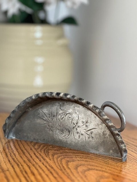 Service Crumber- Vintage Adelphi Silverplate Table Crumb Tray
