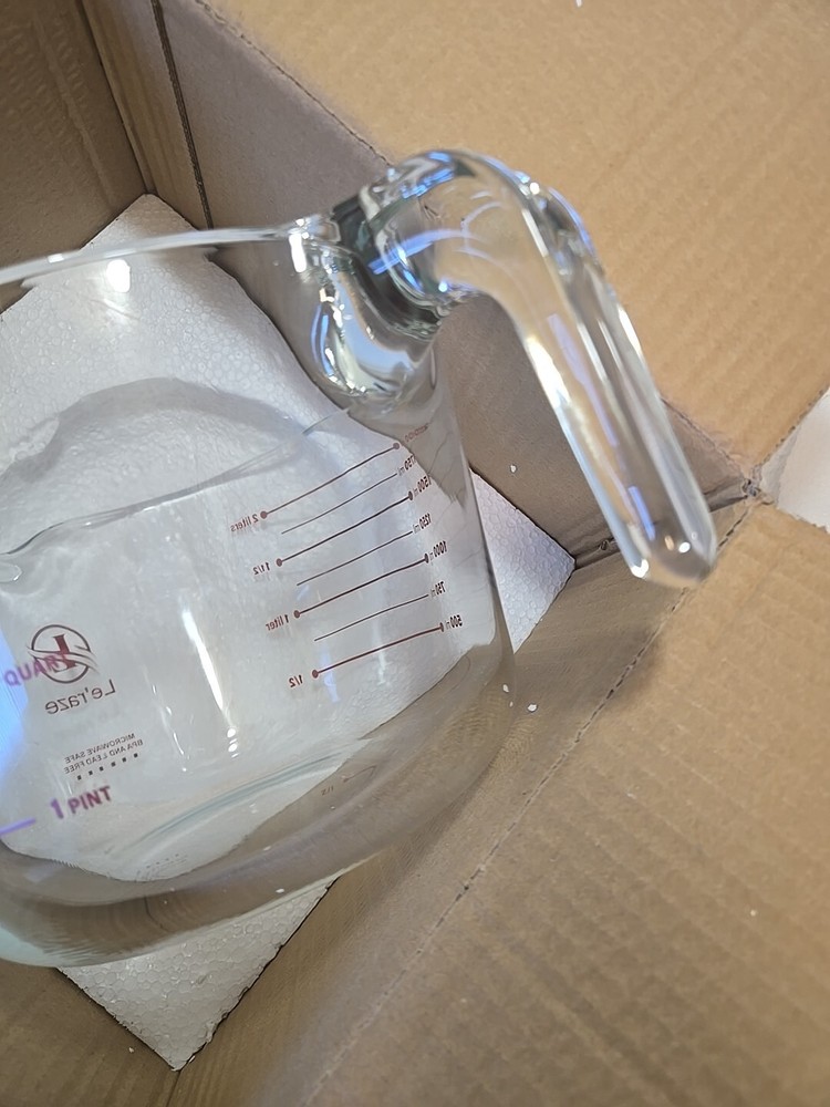 Mixing Bowl Liquid Measure Cup, Glass Tupperware Bakeware.