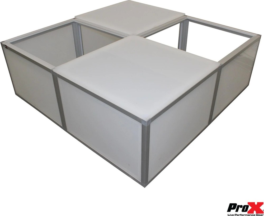 LUMO STAGE 24" Acrylic Platform Stage Section Riser 2' x 2'