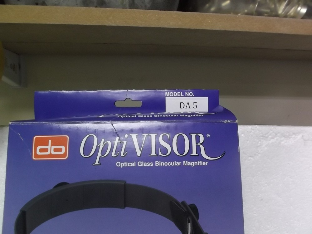 DO OPTI VISOR OPTICAL GLASS BINOCULAR MAGNIFIER