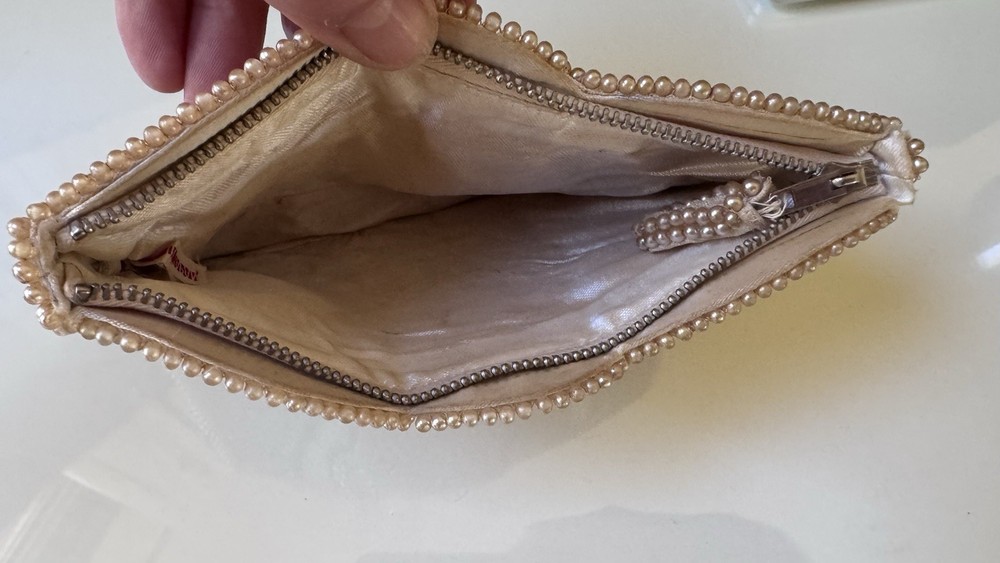 Vintage Beaded Clutch/Purse Small