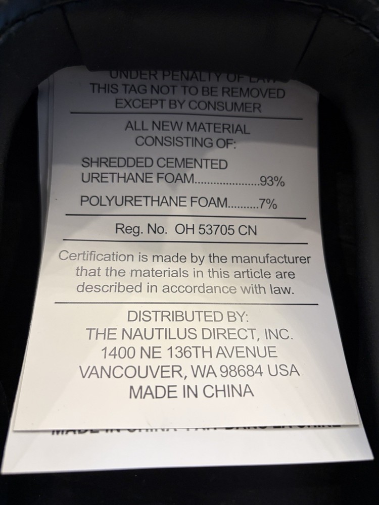 Nautilus Bowflex Replacement Seat New Open Box