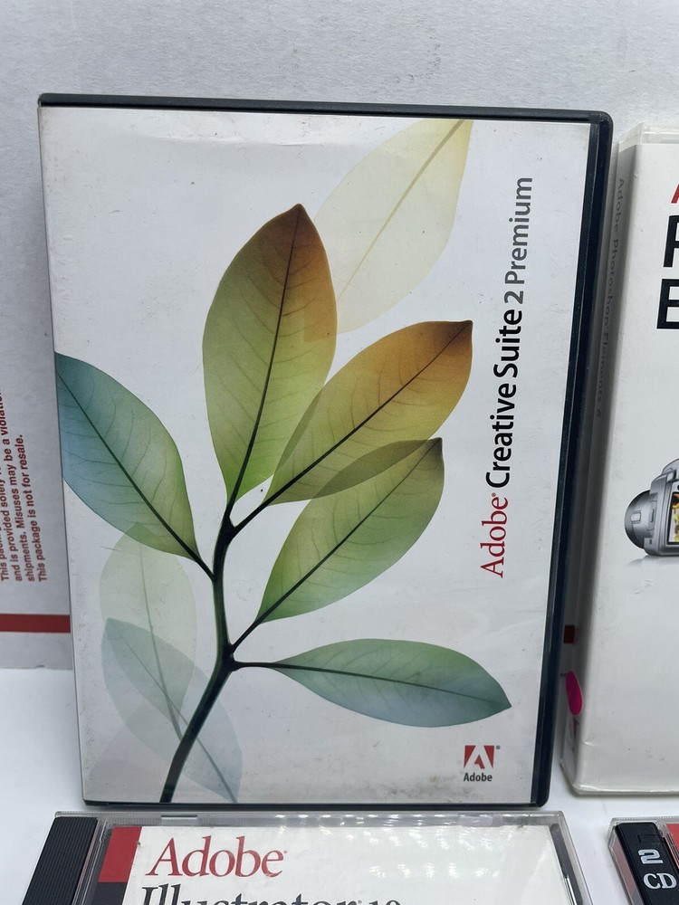 Lot Of Adobe Creative Suite 2 And Other Software - Read