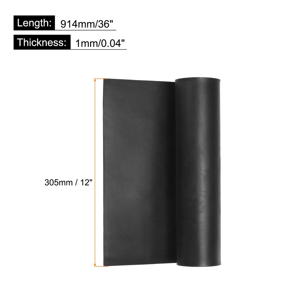 Solid Rubber Sheet 1/32" x 12" x 36" for Gaskets DIY Material
