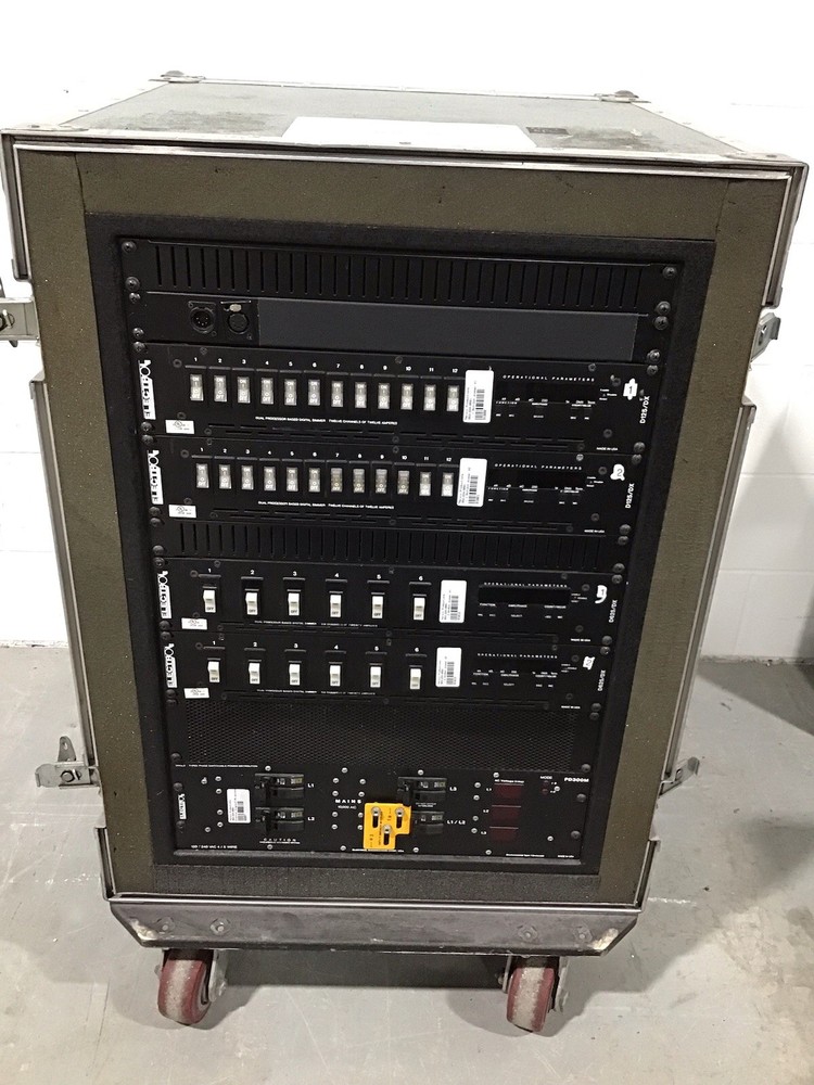 Electrol Dimmer Rack In R&R Rack/Road Case