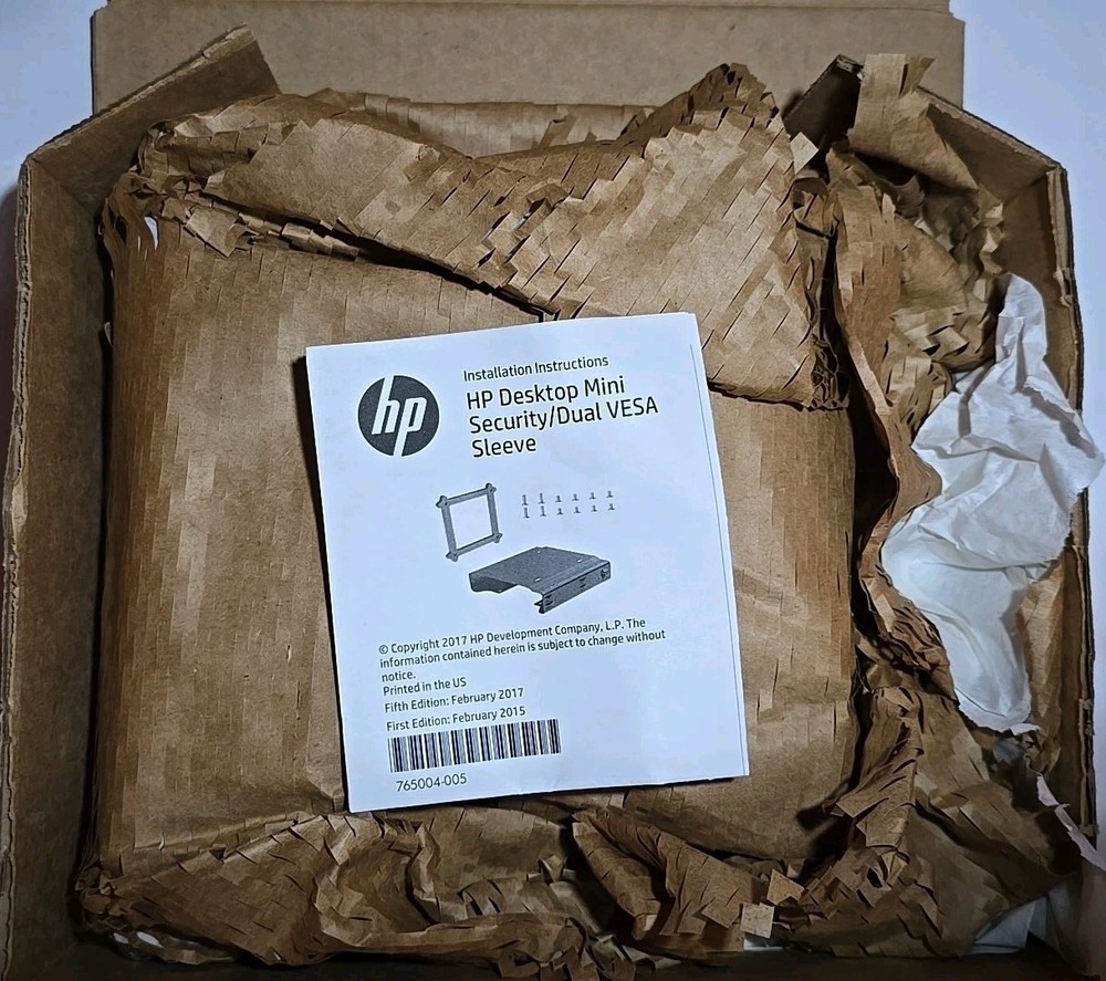 HP Desktop Mini Security Dual VESA Mounting Bracket Sleeve v2 - 2JA32AT
