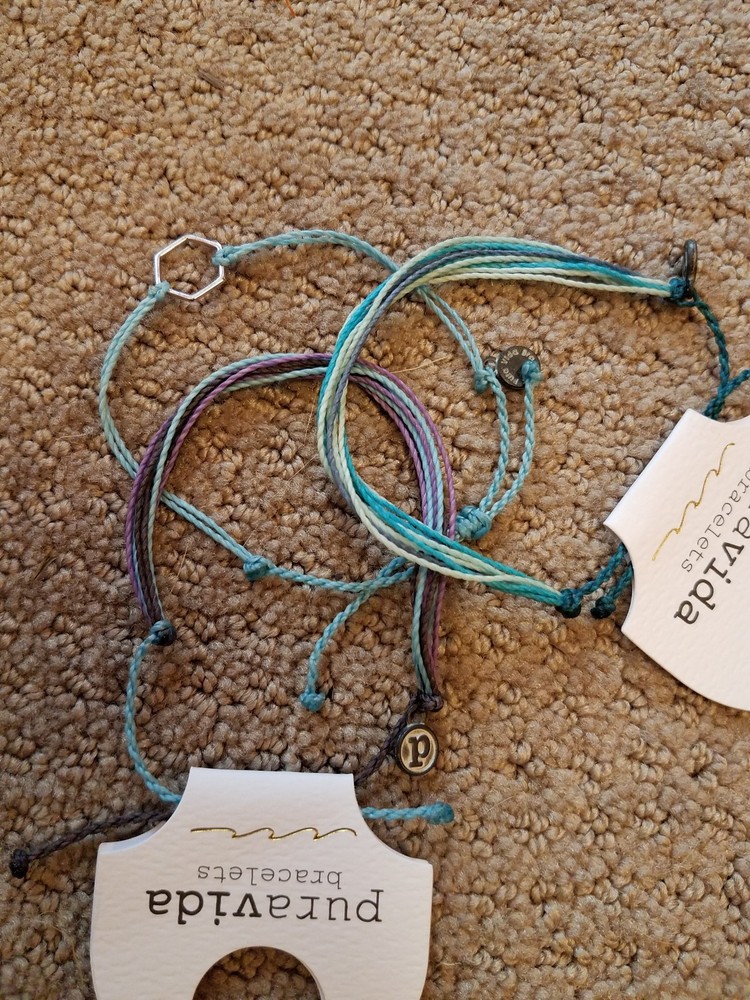 PuraVida Silver Hexagon Bracelet