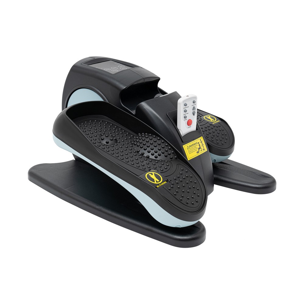 Electric Elliptical Trainer with Remote, LCD Screen, and Compact Design