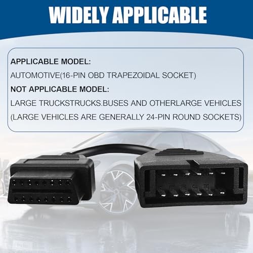 OBD1 to OBD2 GM Adapter, Auto Cable Code Reader Diagnostic Extension Tool,