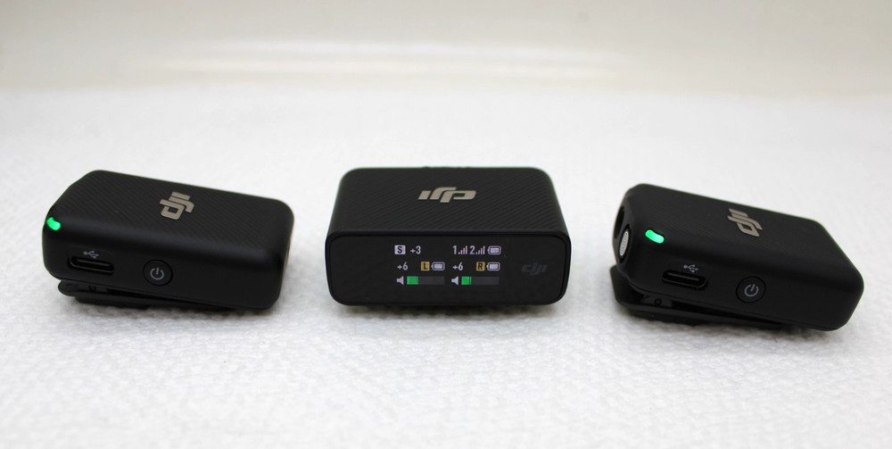 DJI Mic Dual-Transmitter Compact Digital Wireless Microphone Recorder ASB01