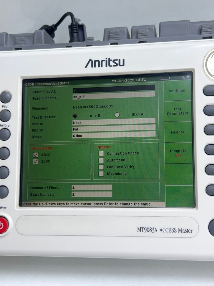 ANRITSU MT9083A-053 ACCESS MASTER