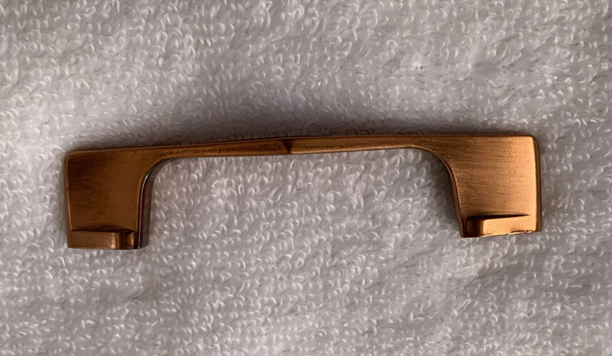 2 3/4”centers Antique Hardware drawer pull copper MCM mid century modern Atomic