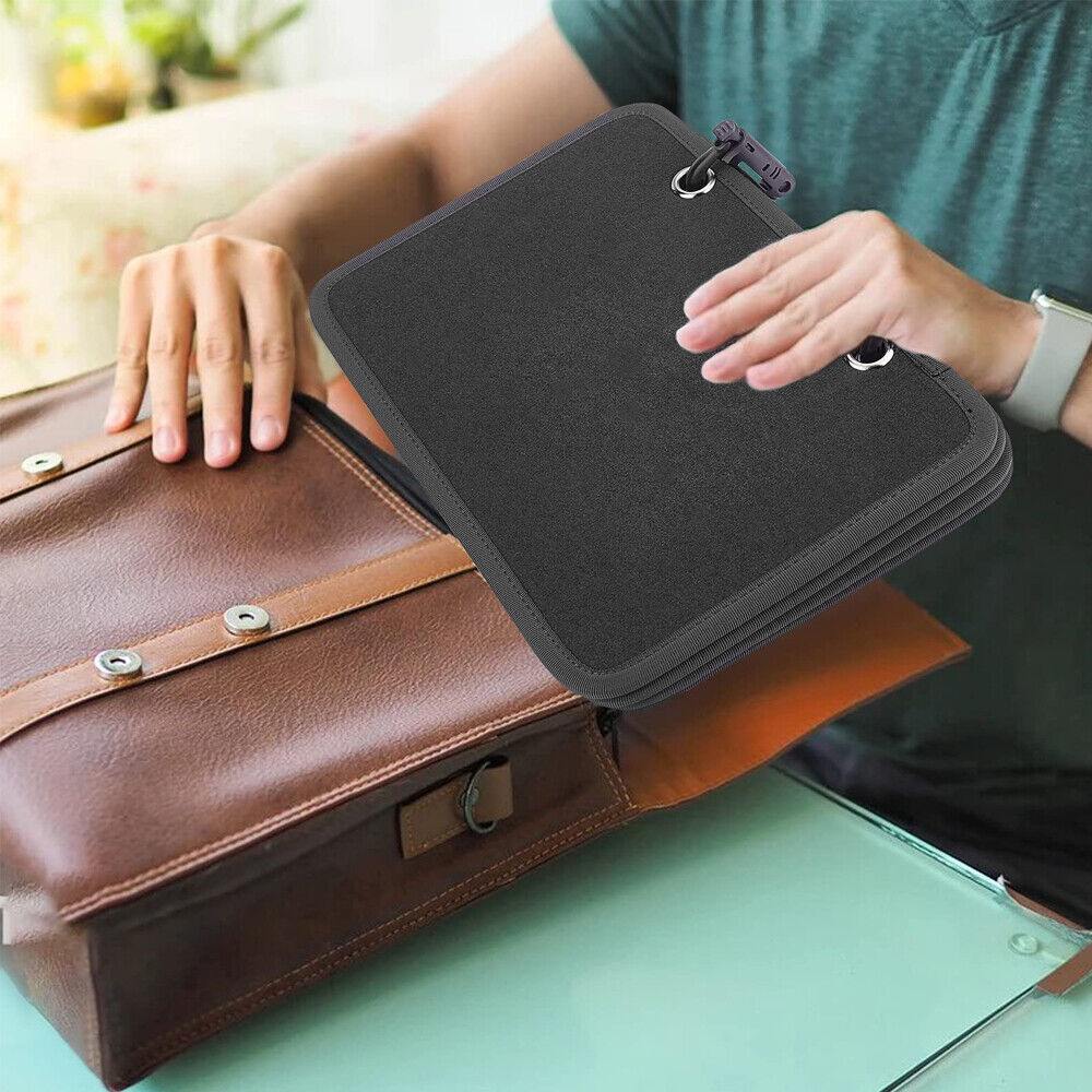 Flip-Page Patch Book Tactical Patch Organizer Display Board with Removable Ring