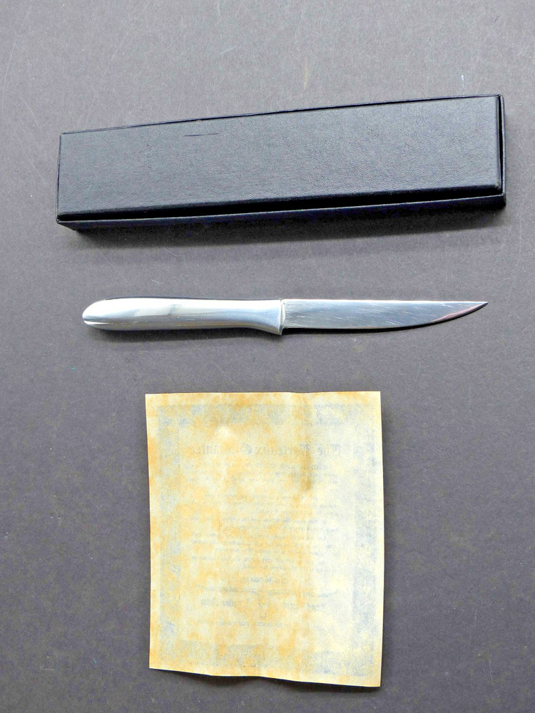 BARTEAUX Paring Knife NOS pixie bird & trout