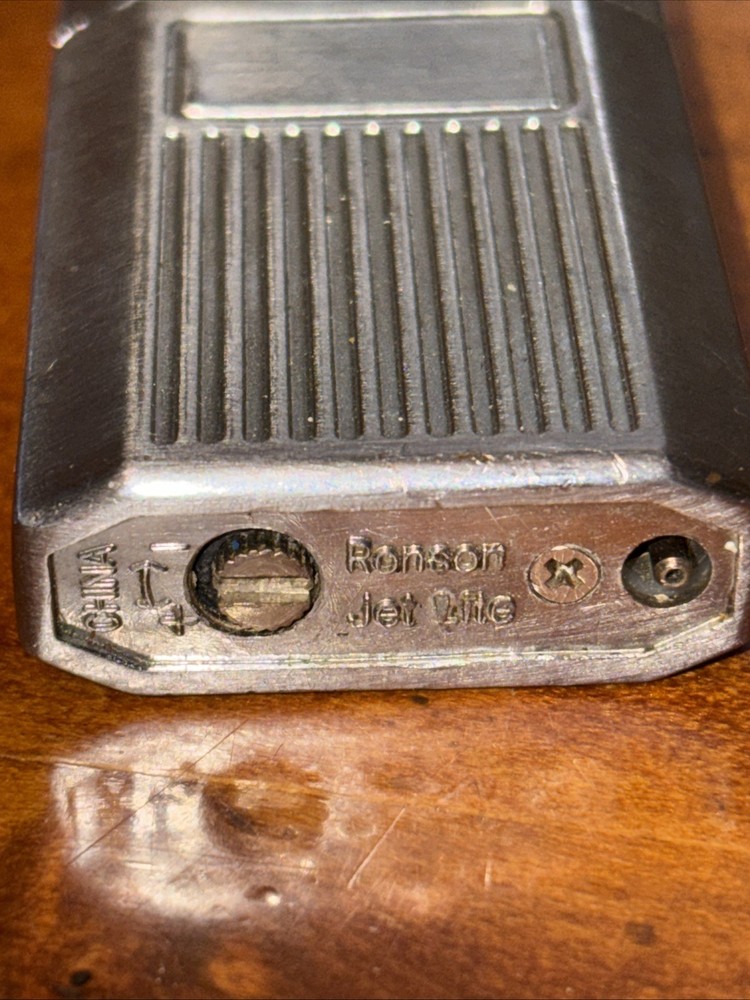 Vintage Ronson Jet Lite Lighter, Untested, Likely Needs Fluid