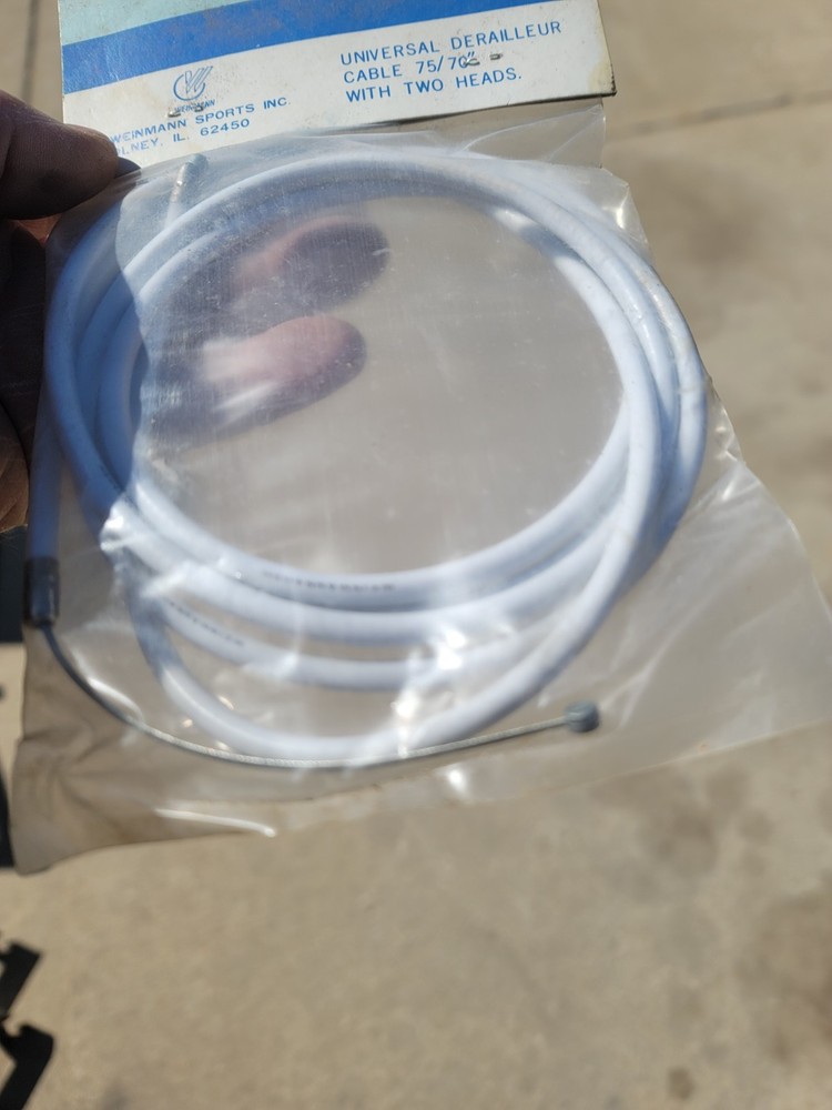 Universal Derailleur Cable 70/75 Wire  White NEW!